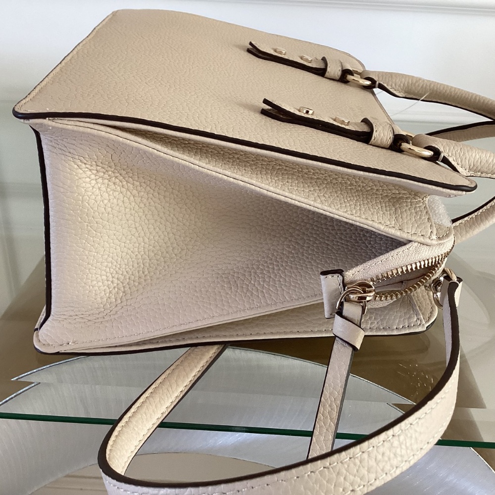 Kate Spade NY Mulberry Street Lise Satchel Crossbody Purse Bag Pebbled Leather - Picture 12 of 16